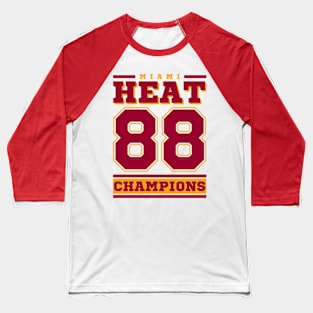 Miami Heat 1988 Edition Champions Baseball T-Shirt